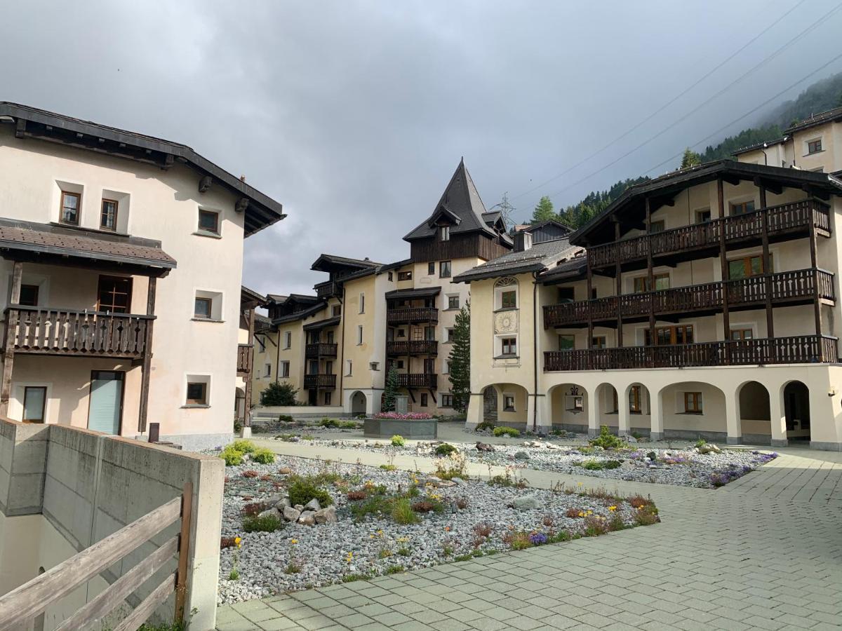 Ferienwohnung in den Bergen mit grosser Terrasse Bivio Exterior foto