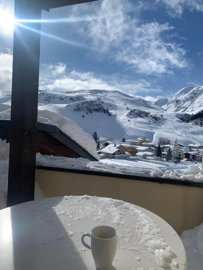 Ferienwohnung in den Bergen mit grosser Terrasse Bivio Exterior foto