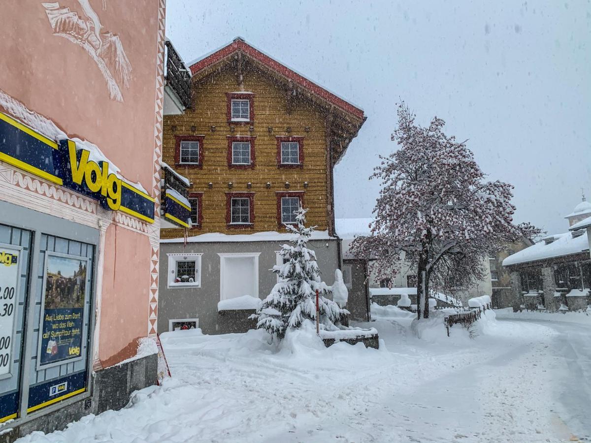 Ferienwohnung in den Bergen mit grosser Terrasse Bivio Exterior foto